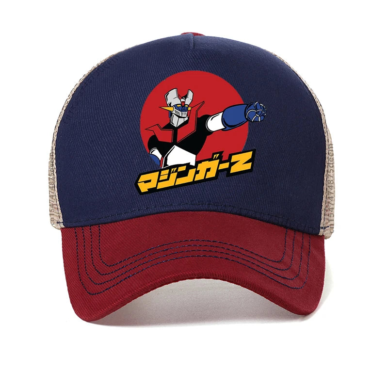 Mazinger z Anime Movie Robot Hat Men's Goldorak Baseball Cap