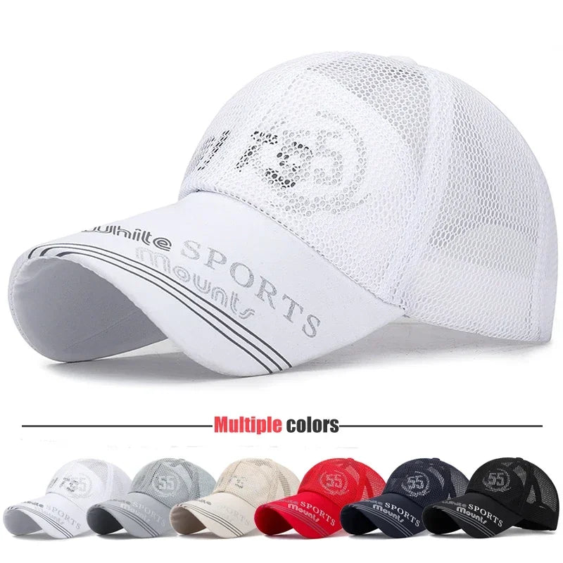 Fashion Accessories Print Pattern Breathable Brim Baseball Cap Unisex Outdoor