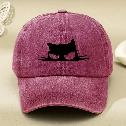 Owl Print Retro Versatile Soft Brimmed Baseball Cap for Both Men and Women