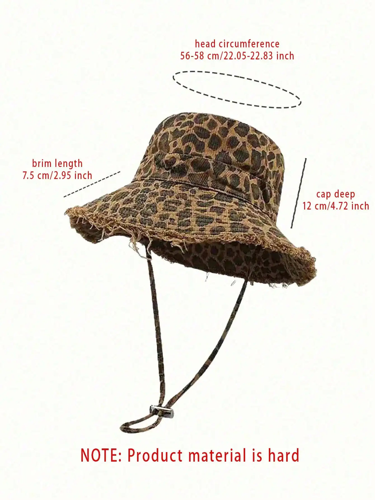 Women's Leopard Print Bucket Hat