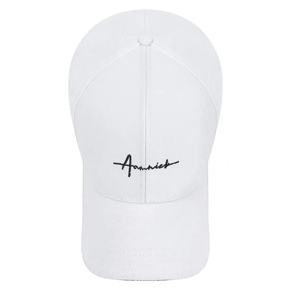 Summer Sunscreen Adjustable Sun Hats Cotton Solid Color Baseball Cap