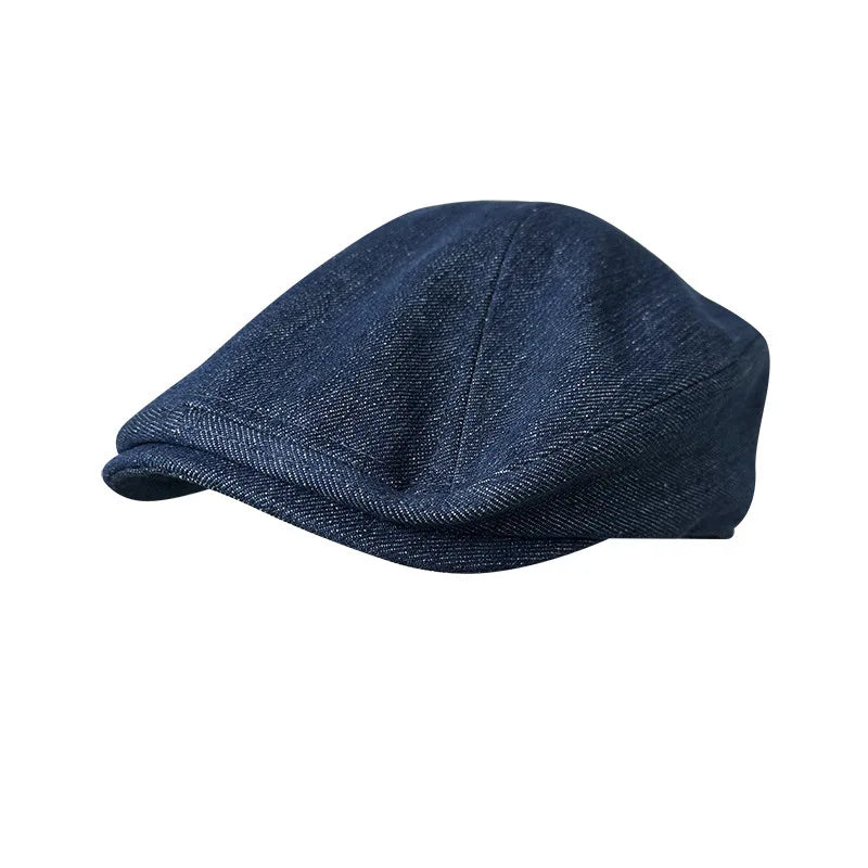 Cotton Big Size Men Summer Beret Women Retro Flat Cap