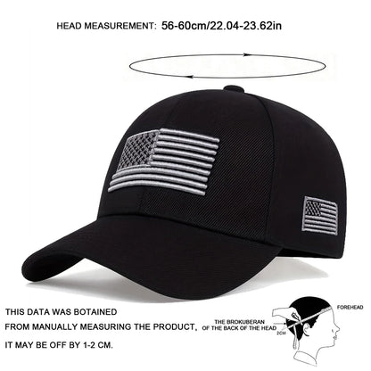 American Flag Baseball Cap For Men Snapback Hat For Men & Women