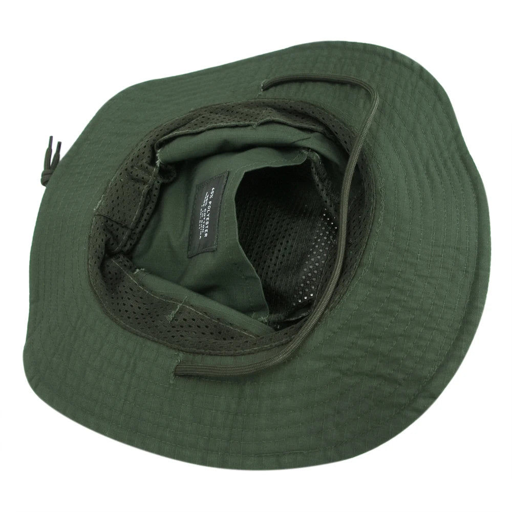 Camo Boonie Hat Sunscreen Breathable Bucket Hat Men's Outdoor