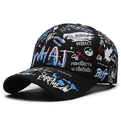 New Fashion Women Men Graffiti Cotton Baseball Cap