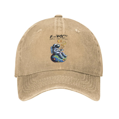 Energy Equals Coffee Baseball Caps
