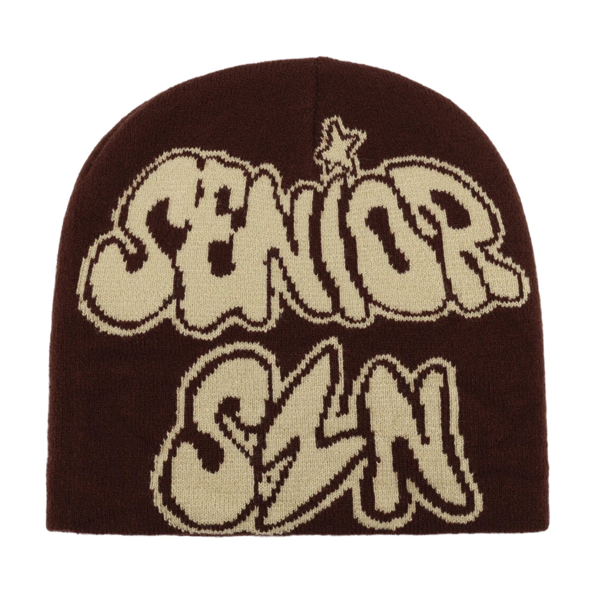 Y2k Letter Butter Knit Hats Skullies Beanies Autumn Winter Warm Hat