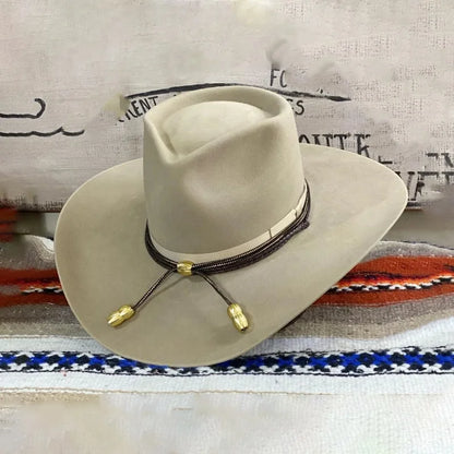 Men's And Women's Fashion Wool Western Cowboy Hat