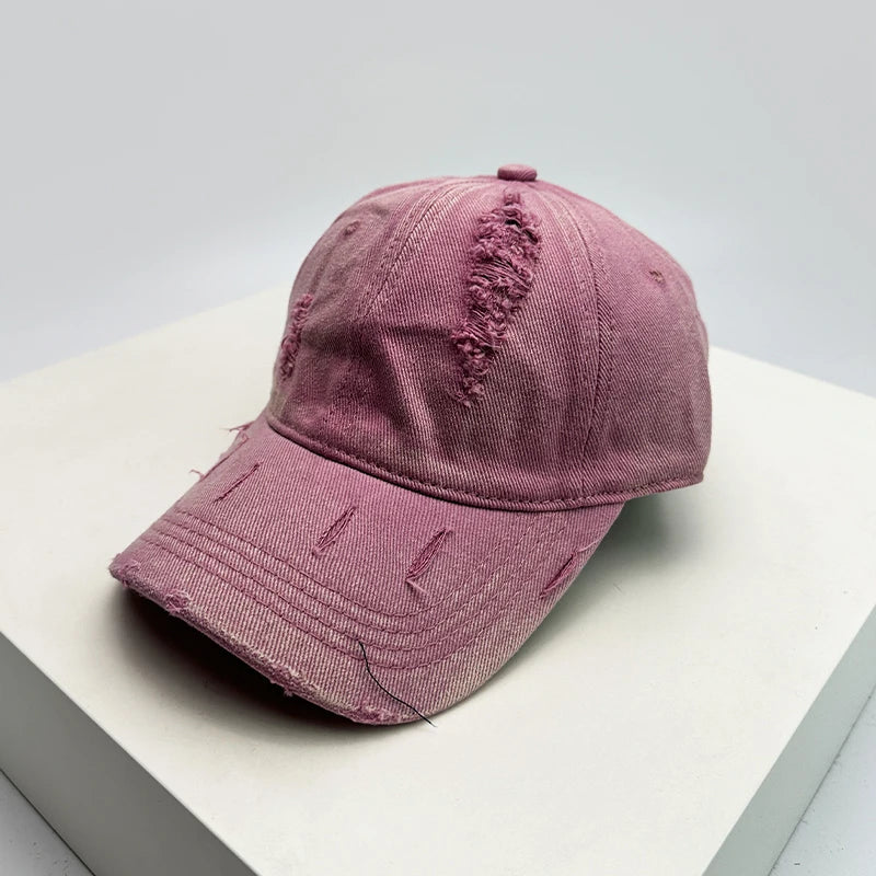 New Unisex Korean Solid Retro Baseball Hats