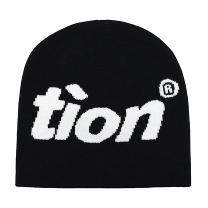 Y2k Letter Butter Knit Hats Skullies Beanies Autumn Winter Warm Hat