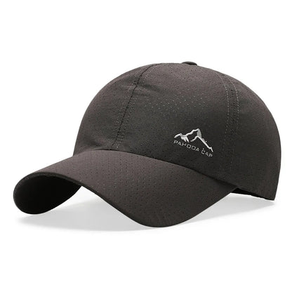 Fashion Quick Dry Summer Baseball Cap Breathable Adjustable Sports Cap UV Protection Trucker Cap Men Women