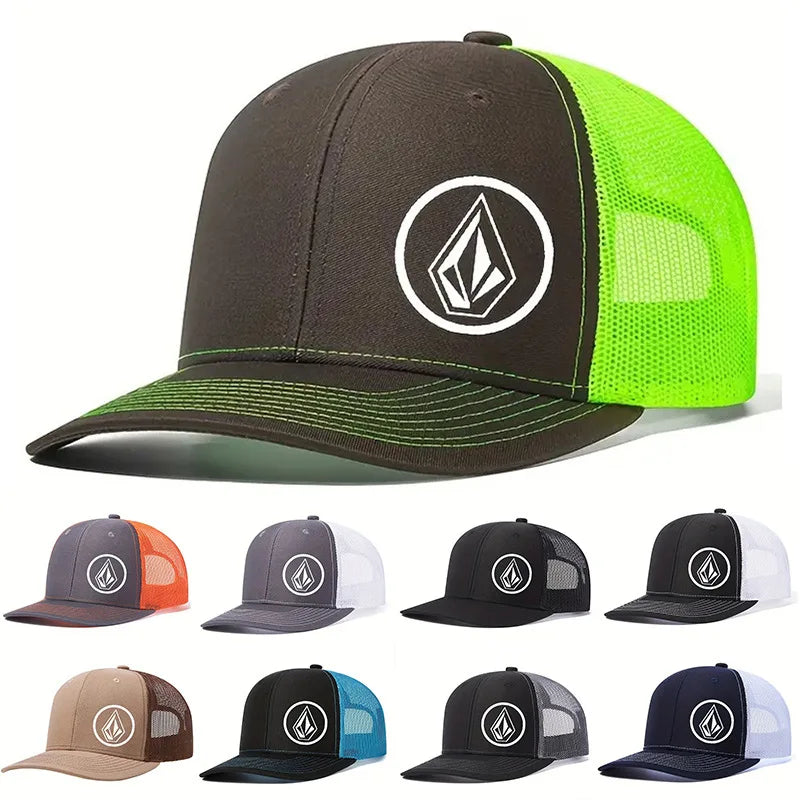 Simple Symbol Slightly Curved Printed Baseball Cap Men's And Women's