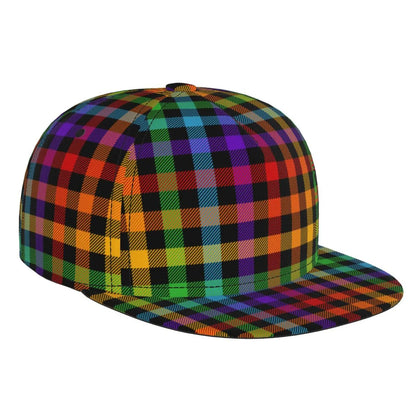 Unisex Check Stripe Retro Baseball Hats Outdoor