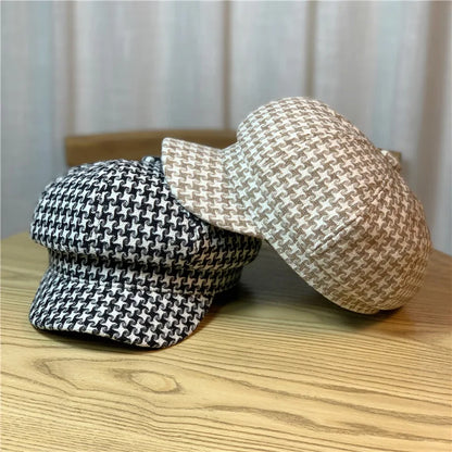 Spring And Autumn Female Painter Bailey Octagonal Duck Tongue Baseball Cap