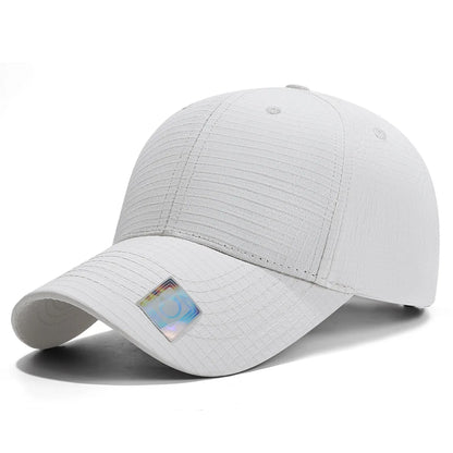 New Plaid Solid Hard Top Baseball Cap Outdoor