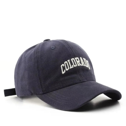 New Embroidered Letter Baseball Hat Sun Protection Adjustable