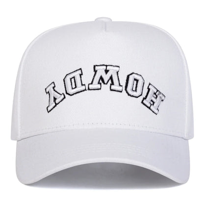 Unisex Letter Embroidery Baseball Caps Outdoor Casual Sunscreen Hat