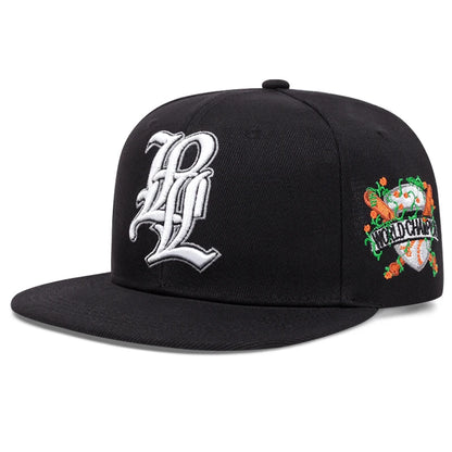 Fashion Letter Embroidery Snapback Cap High Quality Hip Hop