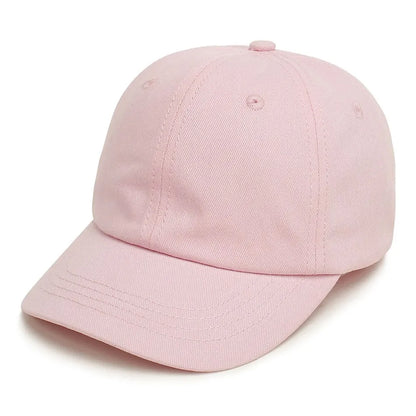 Baby Girl Baseball Caps Pink Black White Gray Children Low Profile Sun Hat Kids