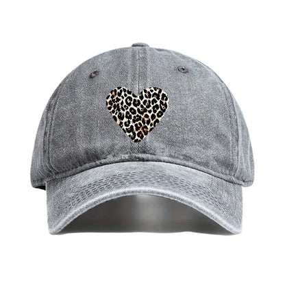 Washed Cotton Print Dad Cap Unisex Vintage Baseball Cap