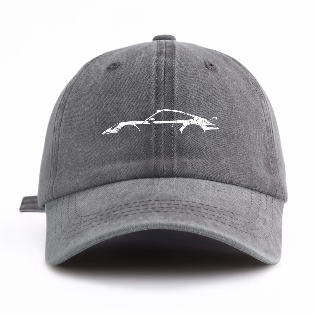 1pc 911 Print Washed Baseball Cap for Adults