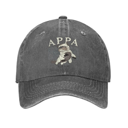 Avatar- The Last Airbender Appa Yip Yip Big Chest Logo Casual Baseball Cap