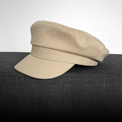 2025 Men's Nautical Peaked Cap - Vintage Flat Top Beret