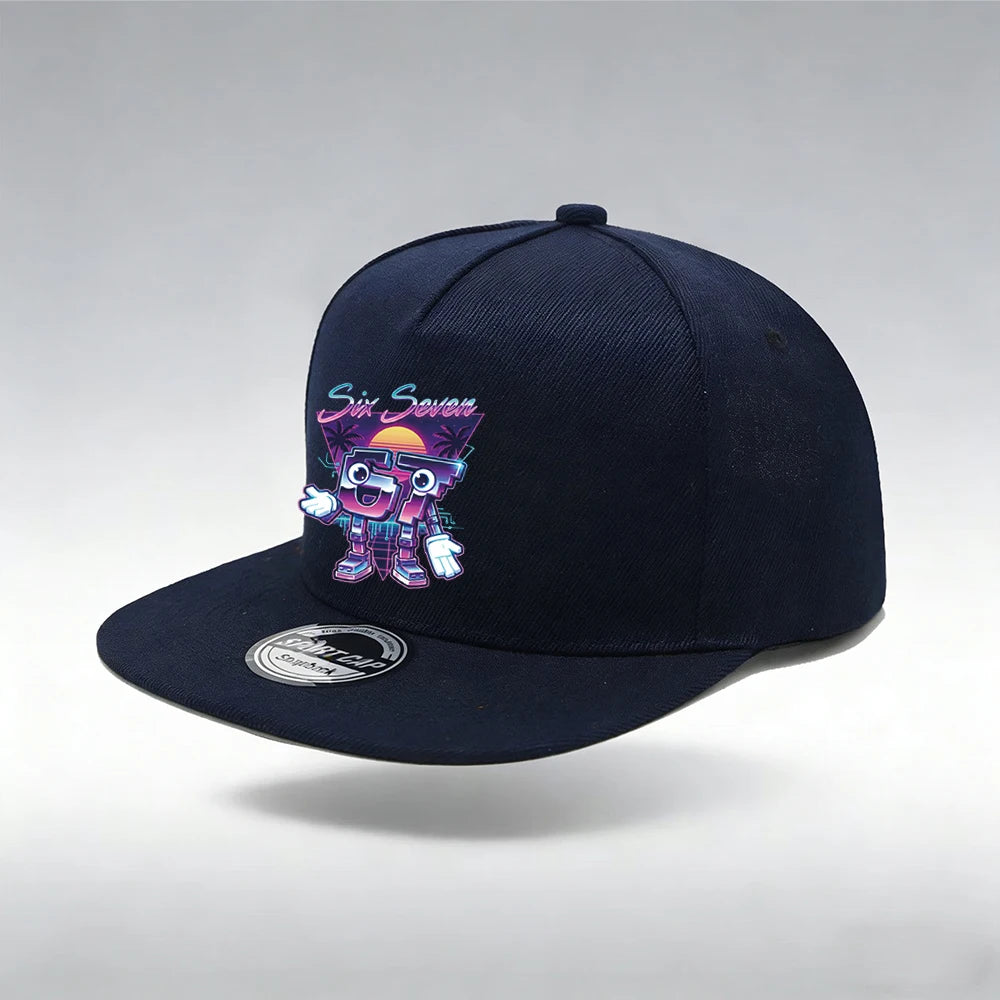 1/2PC67 Robot Patterned Baseball Cap
