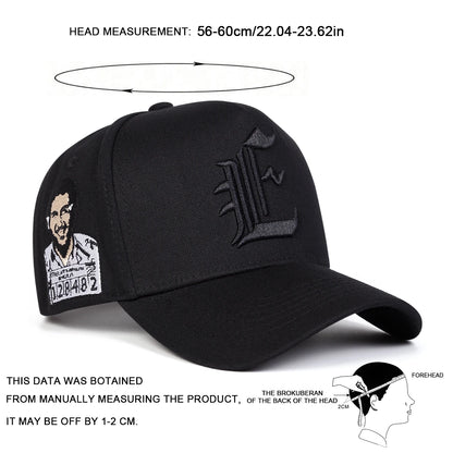 Unisex E Embroidery Baseball Caps Spring Autumn Outdoor Sports Cap