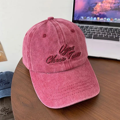 Fashion Embroidery Women Baseball Hat Vintage