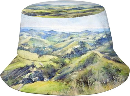 Irises 2 Van Gogh Bucket Hats for Women Men Fashion Summer Fisherman Cap
