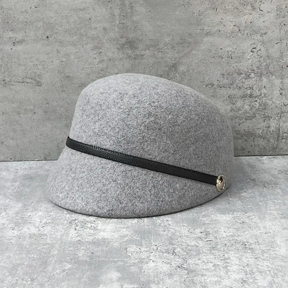 Autumn/Winter 100% Wool Hat For Women Soft Felt Hat - British Retro French