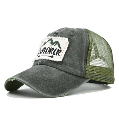 Outdoor Casual Cap For Men Women Simple Letter Patch Design Baseball Cap Summer