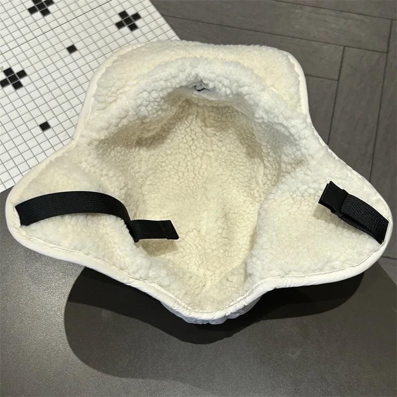 Velvet Lei Feng Hat Unisex Winter Thickened Velvet