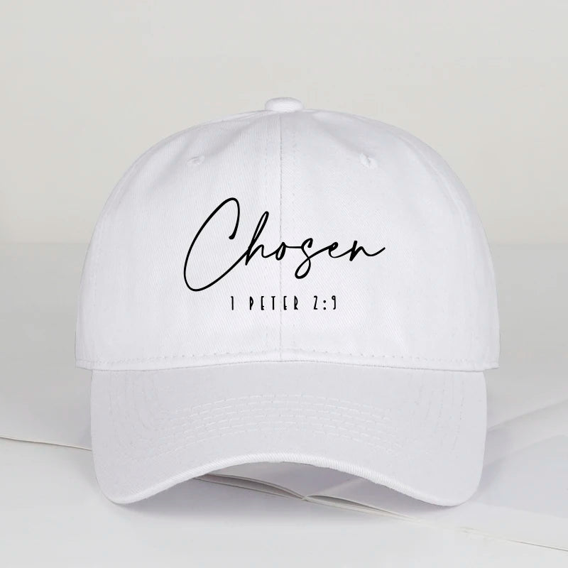 Fashion Chosen  Printed Soft Peak Baseball Cap Adjustable Curved Peak Dad Cap Perfect Camping and Hiking