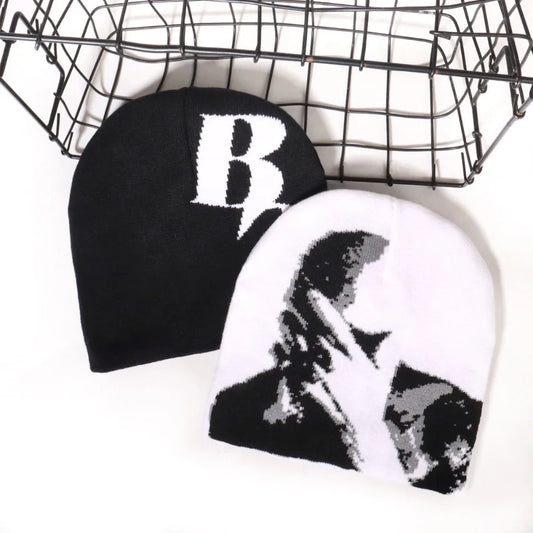 2025 Fashion Hat Knitting Beanies Goth Caps Men Women