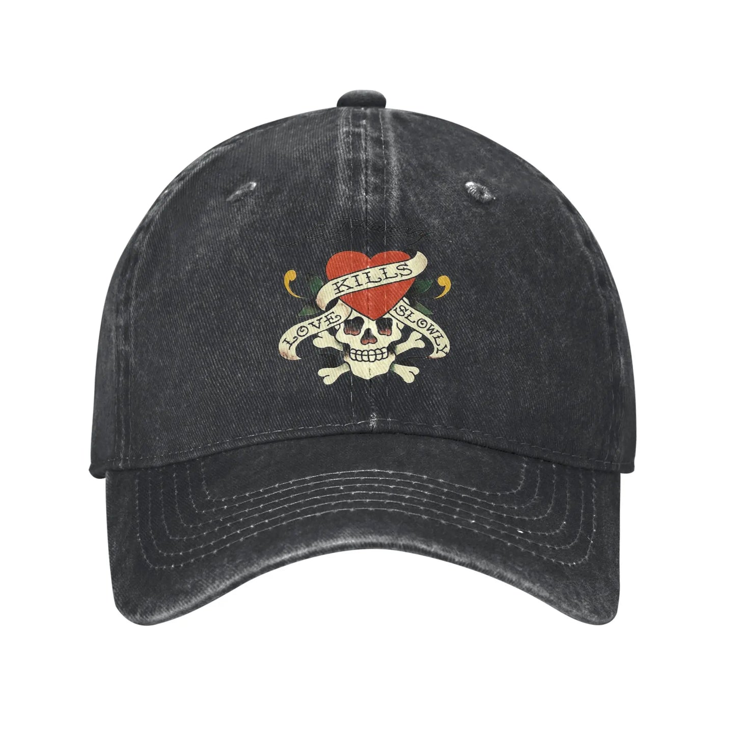 Washed Denim Cap Casual Baseball Caps Adjustable Hat
