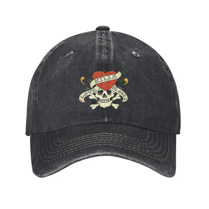 Washed Denim Cap Casual Baseball Caps Adjustable Hat