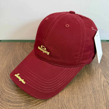Korean Style Letter Embroidered Baseball Caps for Women Men