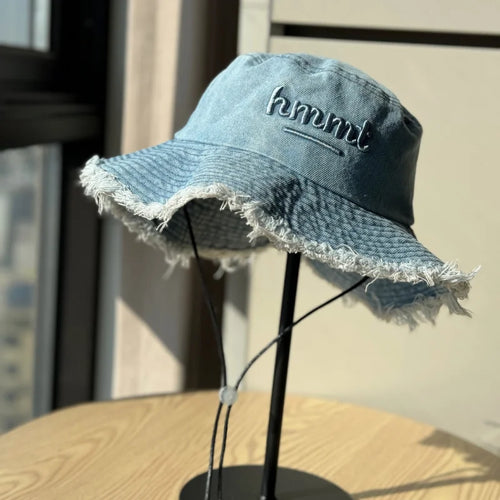 Vintage Washed Denim Bucket Hat