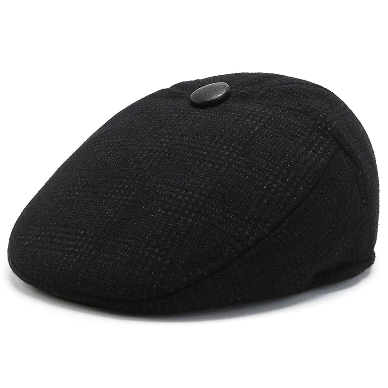 Fashion Berets Men High Quality Autumn Winter Wool Hat