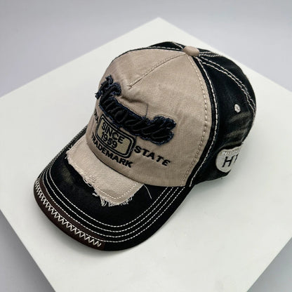 Korean Vintage Washing Men Women Baseball Hats Cotton Snapback Caps