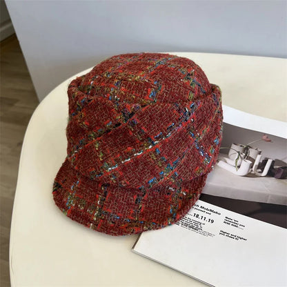 French Tweed Equestrian Hat Women's