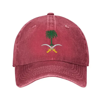 Personalized Cotton Emblem Of Saudi Arabia Baseball Cap