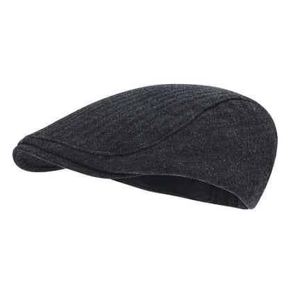 Men's Flat Cap Wool Tweed Driving Irish Gatsby Cabbie Golf Vintage Newsboy Hat