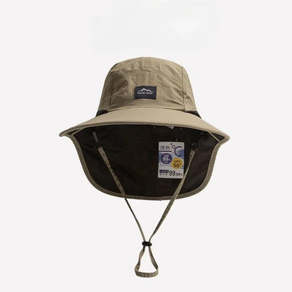 Unisex Summer Wide Brim Waterproof Quick-Drying Panama Caps