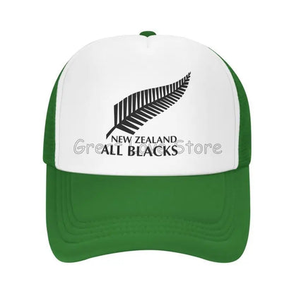 New Zealand All Blacks Baseball Caps Hip Hop Mesh Hat Outdoor Summer Travel Sun Hats Adjustable Snapback Cap
