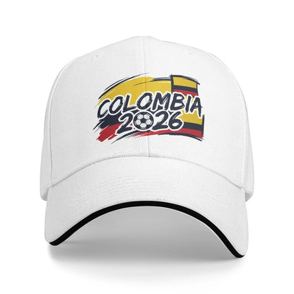 Women Men Colombia Signature Colombian Flag Outdoor Hat