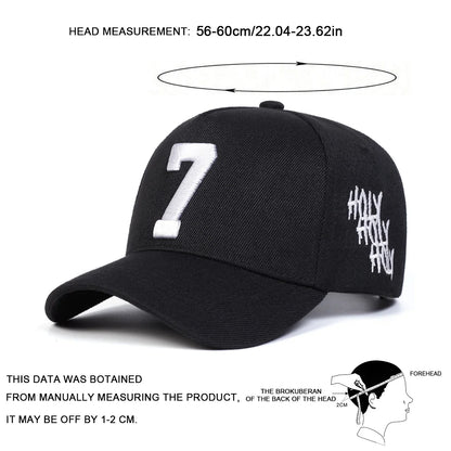 Letter Embroidery Baseball Caps Spring Autumn Outdoor Adjustable