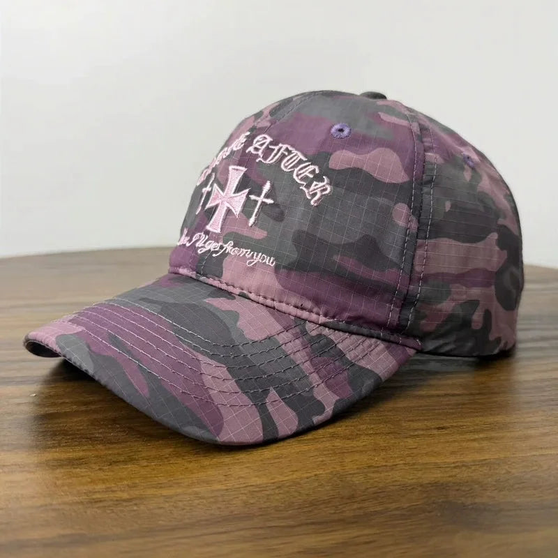 2026 New Summer Fashion Camouflage Plaid Baseball Cap